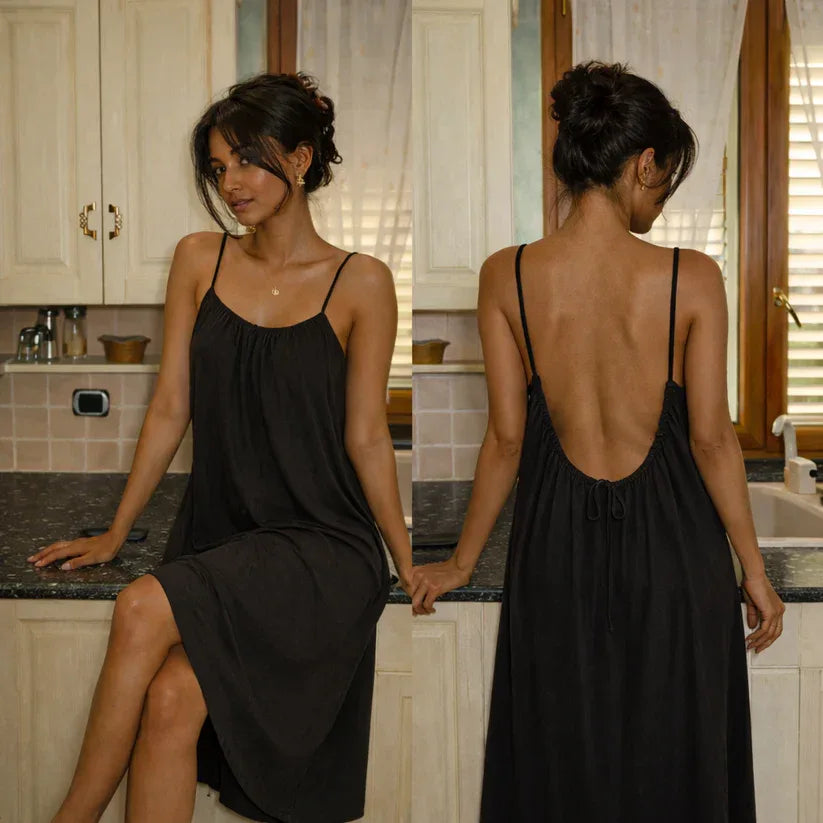 Backless Lounge Maxi Dress