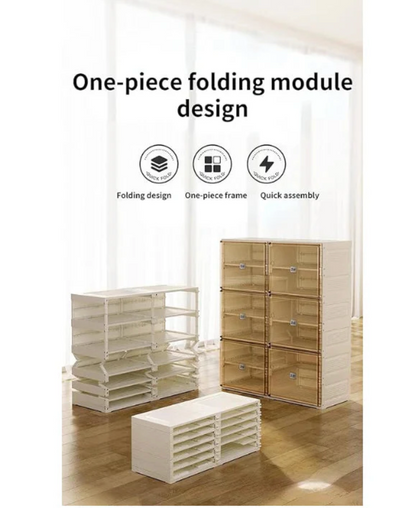 👟Smart Foldable Shoe Rack Shelf - 8 Layer |🔥 (BUY 1 GET 1 FREE)🔥