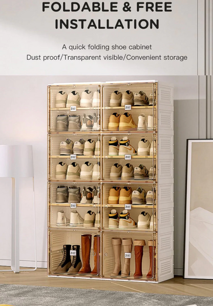 👟Smart Foldable Shoe Rack Shelf - 8 Layer |🔥 (BUY 1 GET 1 FREE)🔥