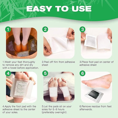 100% Herbal & Gentle Ingredient Detox Foot Pads (BUY 10 GET 10 FREE )